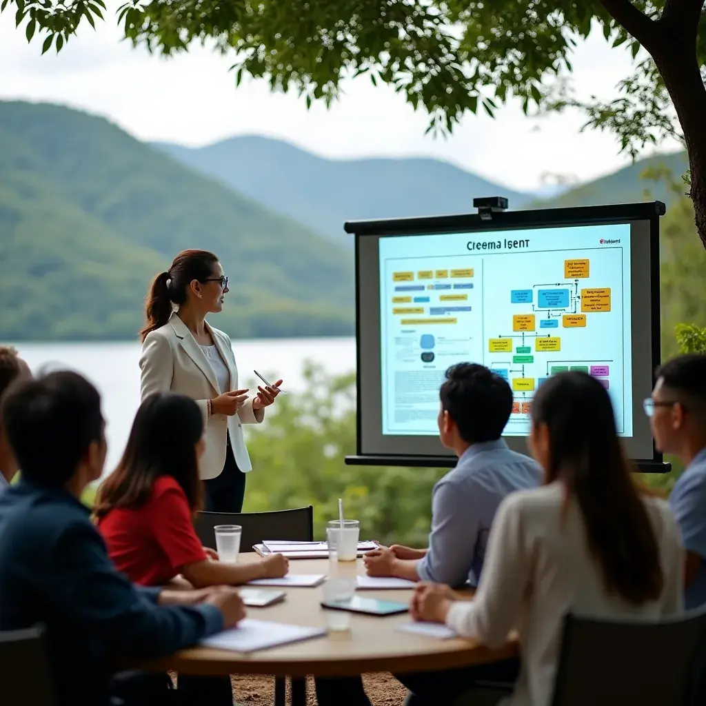 Contemporary workspace